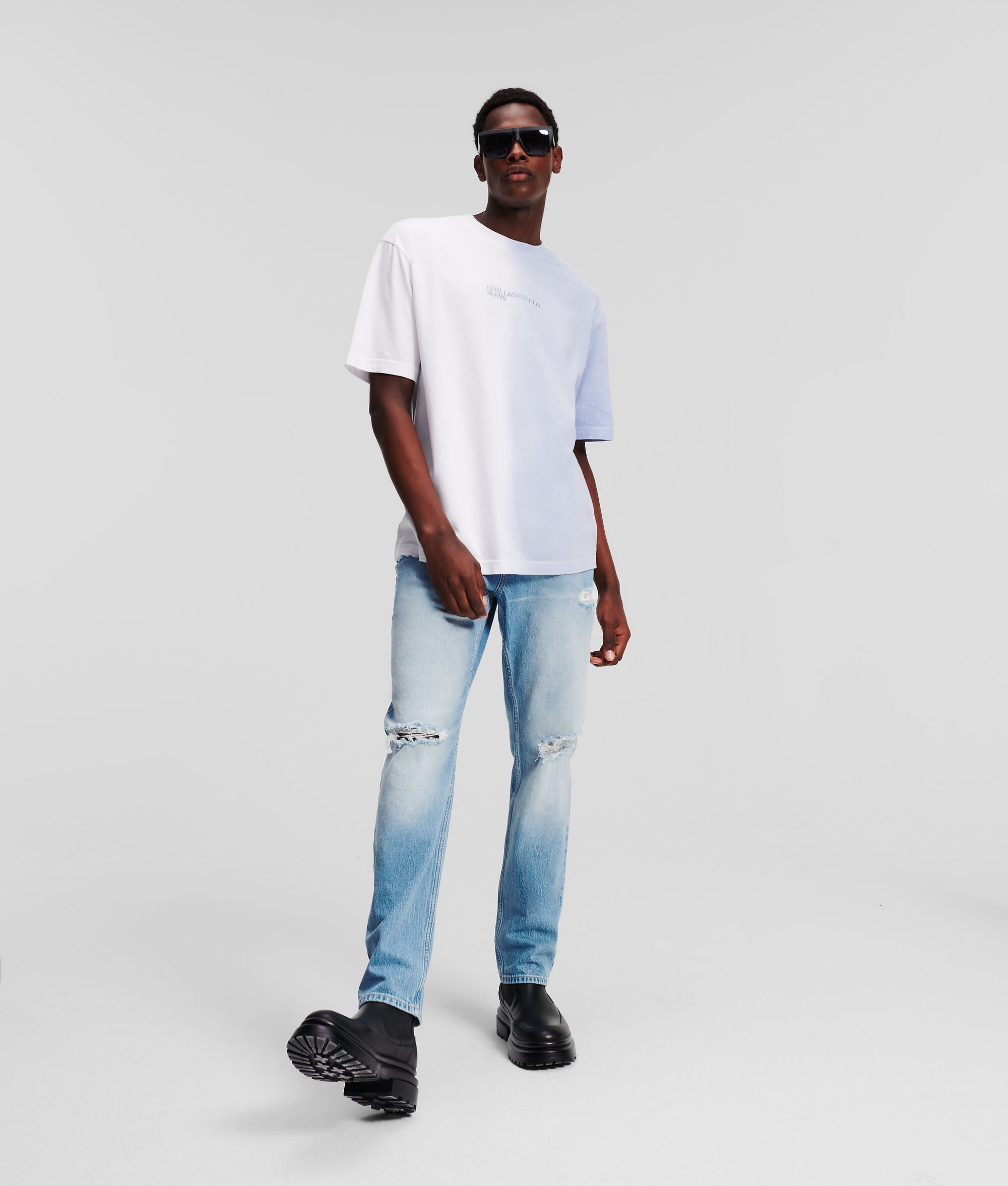 (image for) Fragrant KLJ Distressed Tapered Jeans